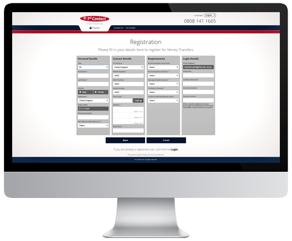 1st contact forex money transfer